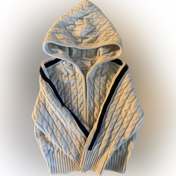 Zara Kids Cable Knit Sweater - Picture 1 of 6